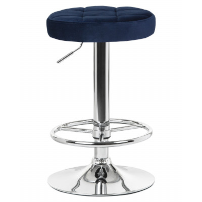 Табурет барный DOBRIN BRUNO (синий велюр (MJ9-117)) - купить в Екатеринбурге, в наличии