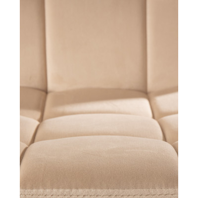 Набор 2 шт Стул барный DOBRIN KRUGER ARM (бежевый велюр (MJ9-10)) - купить в Екатеринбурге, в наличии