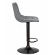 Набор 2 шт Стул барный DOBRIN TAILOR BLACK (серый велюр (MJ9-75)) - купить в Екатеринбурге, в наличии