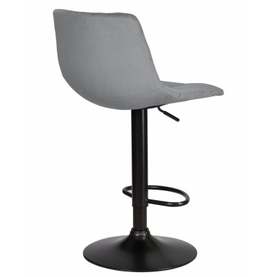 Набор 2 шт Стул барный DOBRIN TAILOR BLACK (серый велюр (MJ9-75)) - купить в Екатеринбурге, в наличии
