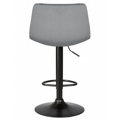 Набор 2 шт Стул барный DOBRIN TAILOR BLACK (серый велюр (MJ9-75)) - купить в Екатеринбурге, в наличии