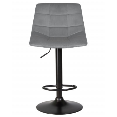 Набор 2 шт Стул барный DOBRIN TAILOR BLACK (серый велюр (MJ9-75)) - купить в Екатеринбурге, в наличии