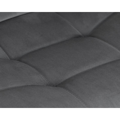 Набор 2 шт Стул барный DOBRIN TAILOR BLACK (серый велюр (MJ9-75)) - купить в Екатеринбурге, в наличии