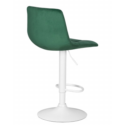 Набор 2 шт Стул барный DOBRIN TAILOR WHITE (зеленый велюр (MJ9-88))