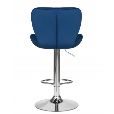 Стул барный DOBRIN BARNY (синий велюр (MJ9-117))