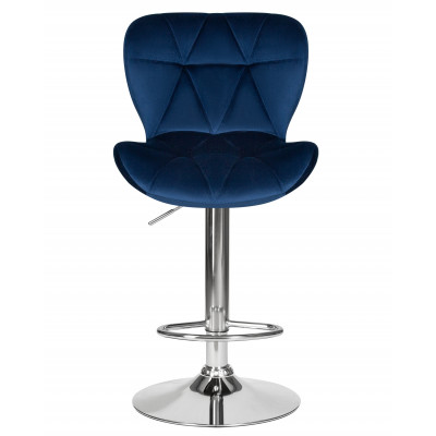 Стул барный DOBRIN BARNY (синий велюр (MJ9-117))