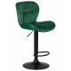 Стул барный DOBRIN BARNY BLACK (зеленый велюр (MJ9-88)) - купить в Екатеринбурге, в наличии