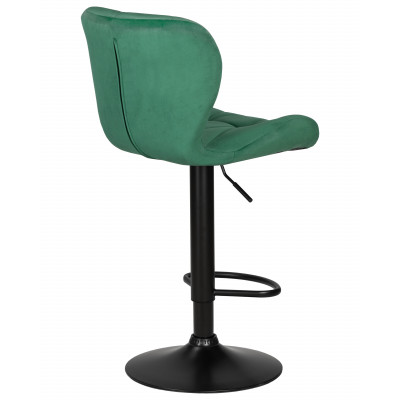 Стул барный DOBRIN BARNY BLACK (зеленый велюр (MJ9-88)) - купить в Екатеринбурге, в наличии