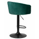 Стул барный DOBRIN DARCY BLACK (зеленый велюр (1922-9)) - купить в Екатеринбурге, в наличии