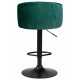 Стул барный DOBRIN DARCY BLACK (зеленый велюр (1922-9)) - купить в Екатеринбурге, в наличии