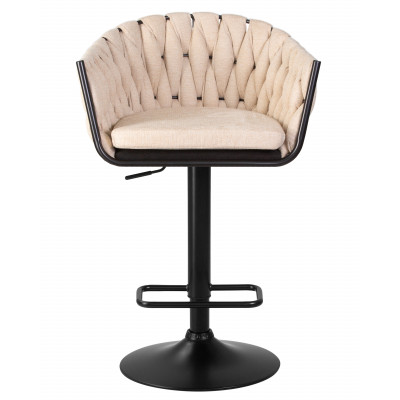 Набор 2 шт Стул барный DOBRIN LEON (бежевая ткань (LAR 275-1)) - купить в Екатеринбурге, в наличии