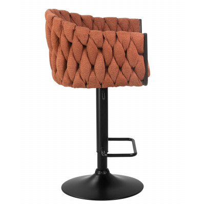 Стул барный DOBRIN LEON (оранжевая ткань (LAR 275-27)) - купить в Екатеринбурге, в наличии