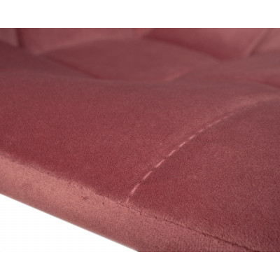 Офисное кресло для персонала DOBRIN MONTY GOLD (розовый велюр (MJ9-32))