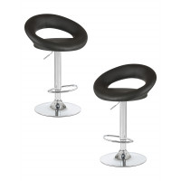Набор 2 шт Стул барный DOBRIN MIRA (чёрный)