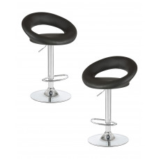 Набор 2 шт Стул барный DOBRIN MIRA (чёрный)