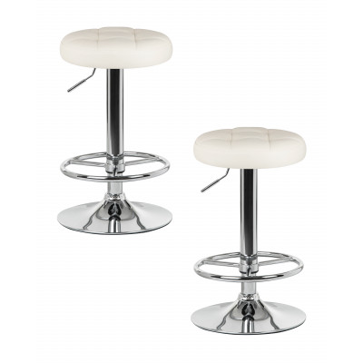 Набор 2 шт Табурет барный DOBRIN BRUNO (кремовый) - купить в Екатеринбурге, в наличии