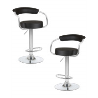 Набор 2 шт Стул барный DOBRIN MARTA (чёрный)