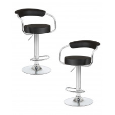 Набор 2 шт Стул барный DOBRIN MARTA (чёрный)