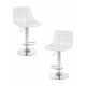 Набор 2 шт Стул барный DOBRIN TAILOR (белый) - купить в Екатеринбурге, в наличии