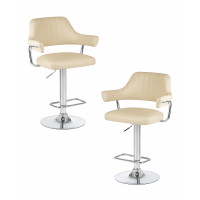 Набор 2 шт Стул барный DOBRIN CHARLY (кремовый)