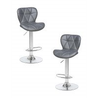 Набор 2 шт Стул барный DOBRIN BARNY (серый)