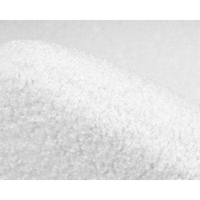 Набор 2 шт Кресло дизайнерское DOBRIN EMILY (белый (букле) ткань , хромированная сталь) - купить в Екатеринбурге, в наличии