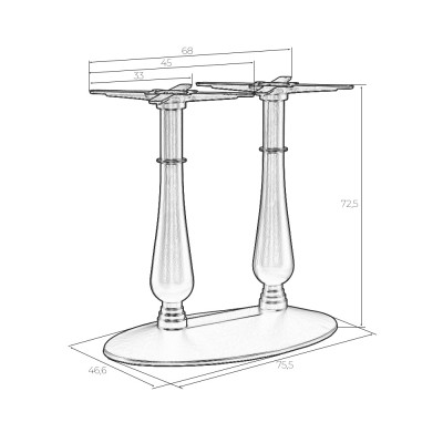 Подстолье обеденное DOBRIN ANDREW - купить в Екатеринбурге, в наличии