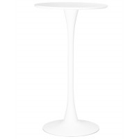 Стол барный MIA BAR (белая столешница, белое основание)