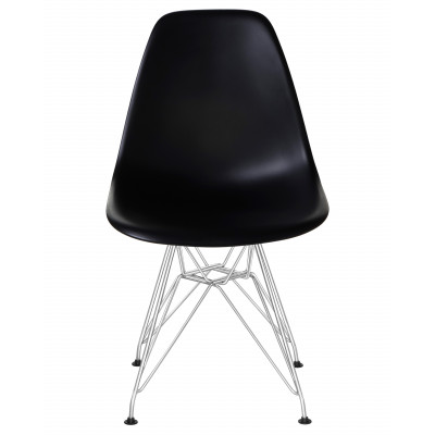 Набор 4 шт Стул обеденный DOBRIN DSR (ножки хром, цвет чёрный (B-03))