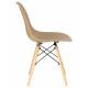 Набор 4 шт Стул обеденный DOBRIN DSW (ножки светлый бук, цвет бежевый (GR-03)) - купить в Екатеринбурге, в наличии
