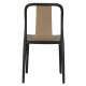 Набор 4 шт Стул обеденный DOBRIN ADAM (черный/бежевый)