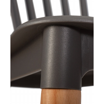 Набор 4 шт Стул обеденный DOBRIN THEO (ножки светлый бук, цвет темно-серый (GR-04)) - купить в Екатеринбурге, в наличии