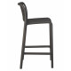 Набор 4 шт Стул полубарный DOBRIN CHLOE (темно-серый)