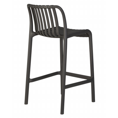 Набор 4 шт Стул полубарный DOBRIN CHLOE (темно-серый)