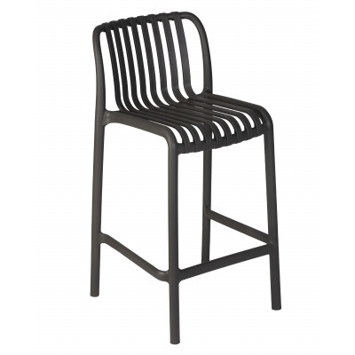 Набор 4 шт Стул полубарный DOBRIN CHLOE (темно-серый)