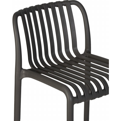 Набор 4 шт Стул полубарный DOBRIN CHLOE (темно-серый)