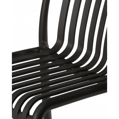 Набор 4 шт Стул полубарный DOBRIN CHLOE (темно-серый)