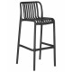 Набор 4 шт Стул барный DOBRIN CHLOE BAR (темно-серый)