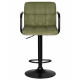 Стул барный DOBRIN KRUGER ARM BLACK (зеленый вельвет (LAR-E2041-7)) - купить в Екатеринбурге, в наличии