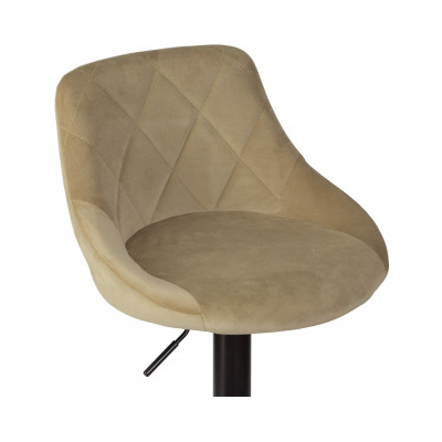 Набор 2 шт Стул барный DOBRIN LOGAN BLACK (мокко велюр (MJ9-9)) - купить в Екатеринбурге, в наличии