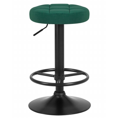 Набор 2 шт Табурет барный DOBRIN BRUNO BLACK (зеленый велюр (MJ9-88)) - купить в Екатеринбурге, в наличии