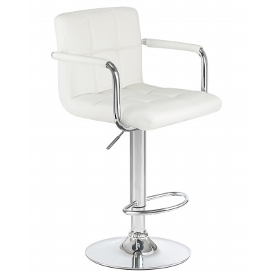 Набор 2 шт Стул барный DOBRIN KRUGER ARM (белый) - купить в Екатеринбурге, в наличии