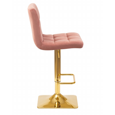 Набор 2 шт Стул барный DOBRIN GOLDIE (пудрово-розовый велюр (MJ9-32))