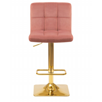 Набор 2 шт Стул барный DOBRIN GOLDIE (пудрово-розовый велюр (MJ9-32))