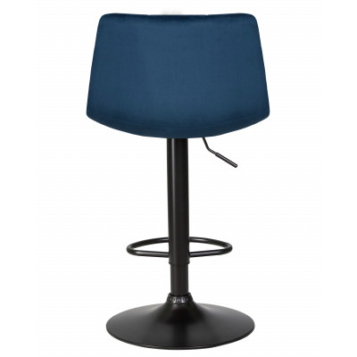 Набор 2 шт Стул барный DOBRIN TAILOR BLACK (синий велюр (MJ9-117)) - купить в Екатеринбурге, в наличии