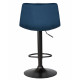 Набор 2 шт Стул барный DOBRIN TAILOR BLACK (синий велюр (MJ9-117)) - купить в Екатеринбурге, в наличии