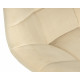 Стул барный DOBRIN TAILOR WHITE (бежевый велюр (MJ9-10))