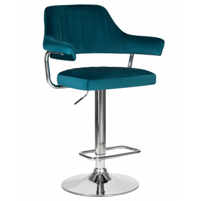 Набор 2 шт Стул барный DOBRIN CHARLY (морской волны велюр (MJ9-99))