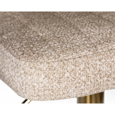 Набор 2 шт Стул барный DOBRIN CHARLY GOLD (бежевый твид (LEO26)) - купить в Екатеринбурге, в наличии