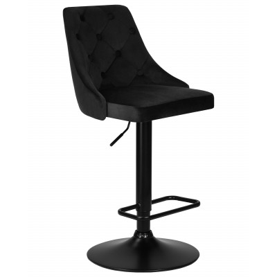 Набор 2 шт Стул барный DOBRIN JOSEPH BLACK (черный велюр (MJ9-101))